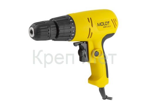 Дрель-шуруповерт MOLOT MDR 1013 в кор. 300 Вт, 18 Нм, 1 скор.