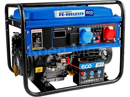 Электростанция (генератор бензиновый) ECO PE-9001E3FP
