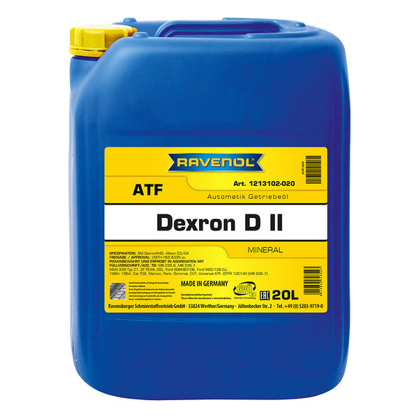 Ravenol ATF Dexron D II, 20л