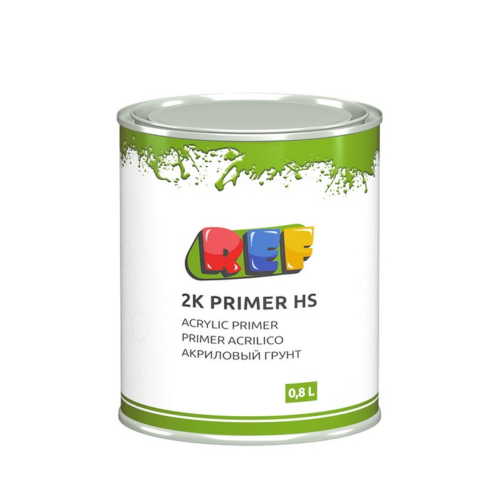 REF 2K PRIMER HS Грунт акриловый быстросохнущий, цвет белый, с отвердителем, объем 800мл. + 200мл.