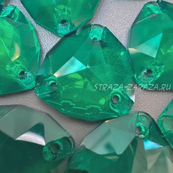 Глянцевые Прозрачные Пластиковые Стразы Emerald Триллиант 22 мм