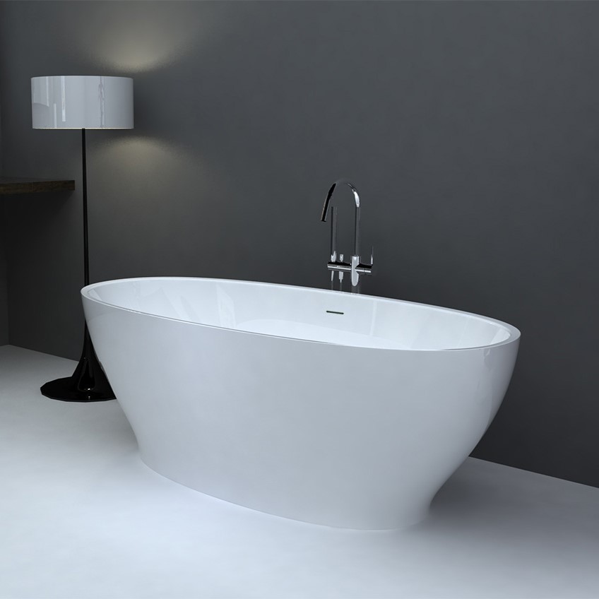 Изображение Ванна акриловая ABBER AB9207 165х80