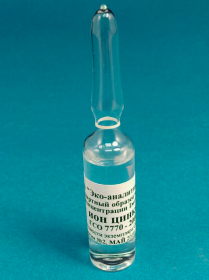 ГСО ионов цинка с концентрацией 1,0 г/л и фон-соляной кислотой 1М (5 мл) (ГСО 7770-2000)