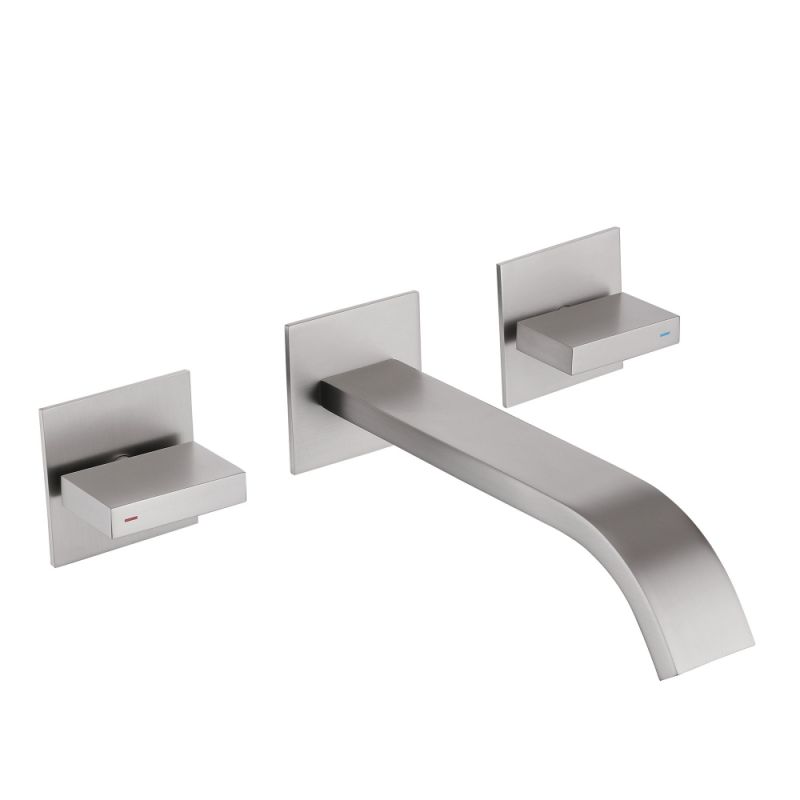 Смеситель ABBER Wasserfall AF8612SP для раковины скрытого монтажа, сатин