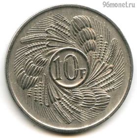Бурунди 10 франков 1971