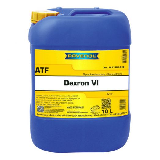 Ravenol ATF Dexron VI, 10л