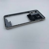Realme c33  Рамка (средняя часть) золото с отпечатком пальцев (потёртости)