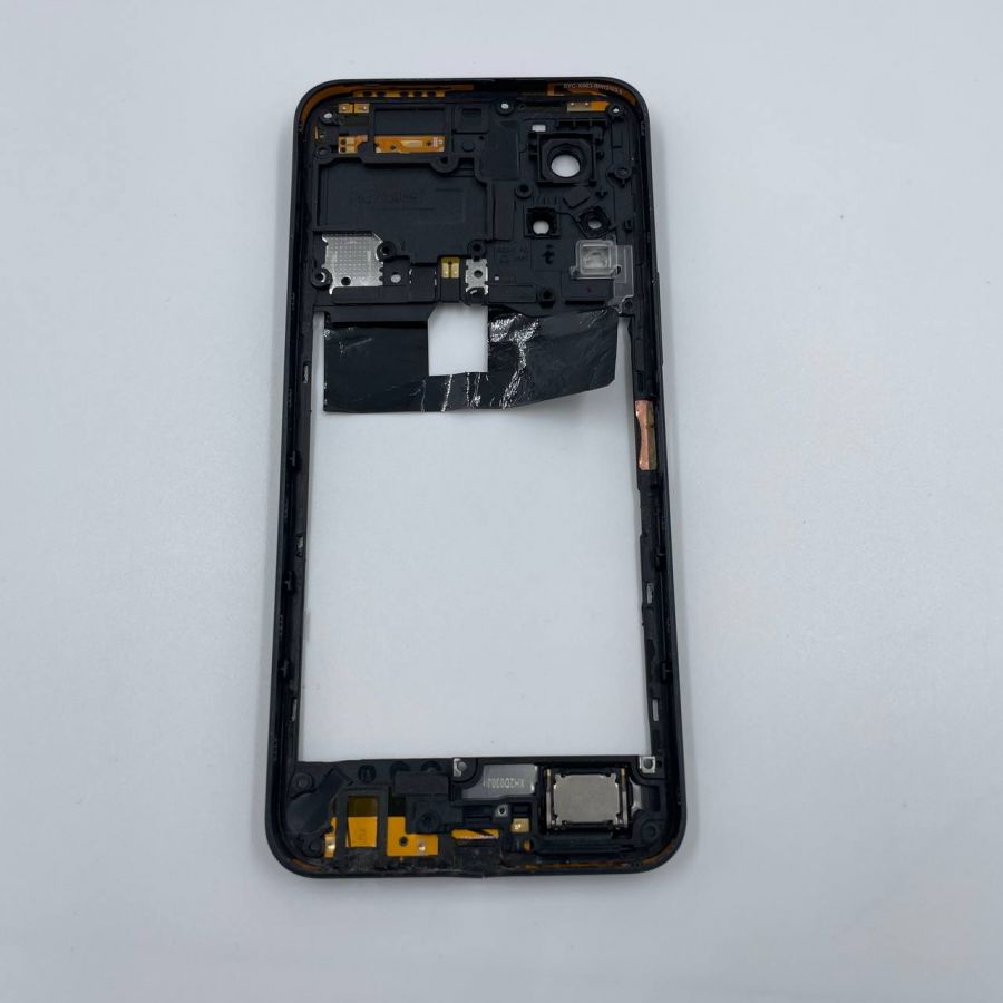 Infinix NOTE 12 рамка оригинал с разбора черная (потёртости)