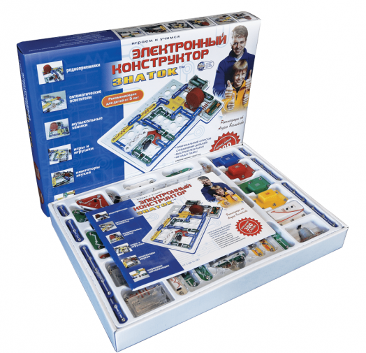 Электронный конструктор ЗНАТОК "320 схем"