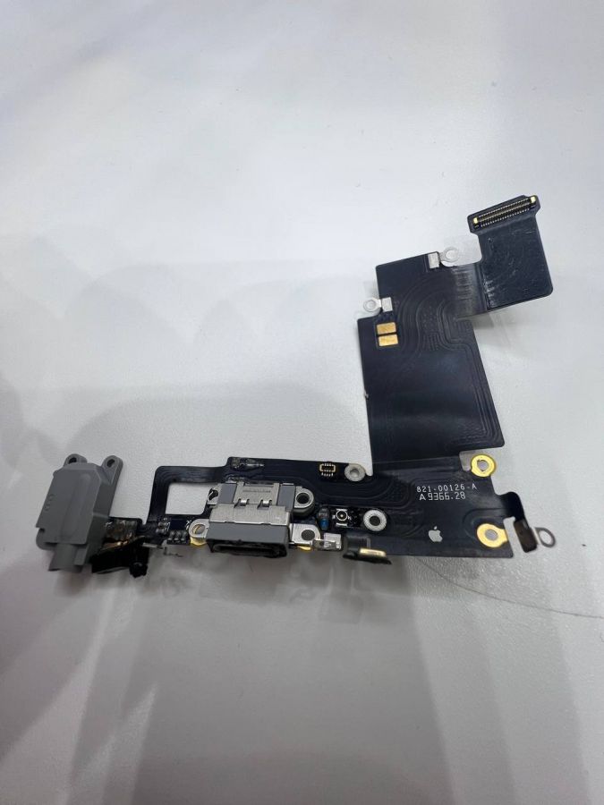 Apple iPhone 6s plus нижний шлейф с разъёмом зарядки оригинал с разбора (снятый) белый
