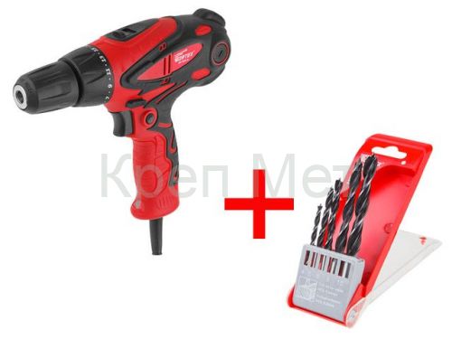 Дрель-шуруповерт WORTEX DR 1023 D в кор.+ АКЦИЯ!