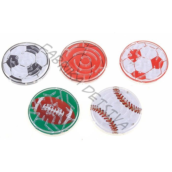 Головоломка «Спортивные мячи», цвета МИКС