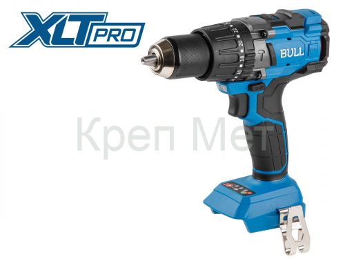 Аккум. дрель-шуруповерт BULL SR 1805 в кор. XLTpro SOLO БЕСЩЕТ., 18 В, 120 Н*м, БЗП(мет.) 13 мм