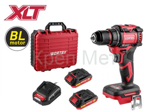 Аккум. дрель-шуруповерт WORTEX BD 2025 DLi в чем. ALL1 XLT БЕСЩЕТ, 18 В, 50 Н*м, 2х2 А*ч, БЗП 10 мм