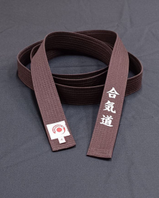 КОРИЧНЕВЫЙ ПОЯС (ОБИ). МОДЕЛЬ - MIYABI