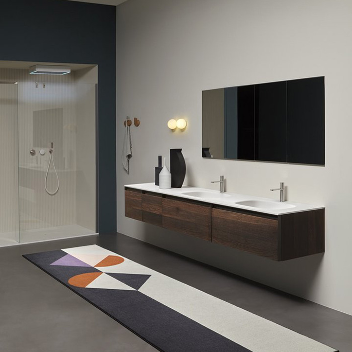 Модульный комплект мебели Antonio Lupi ATELIER с раковиной ФОТО