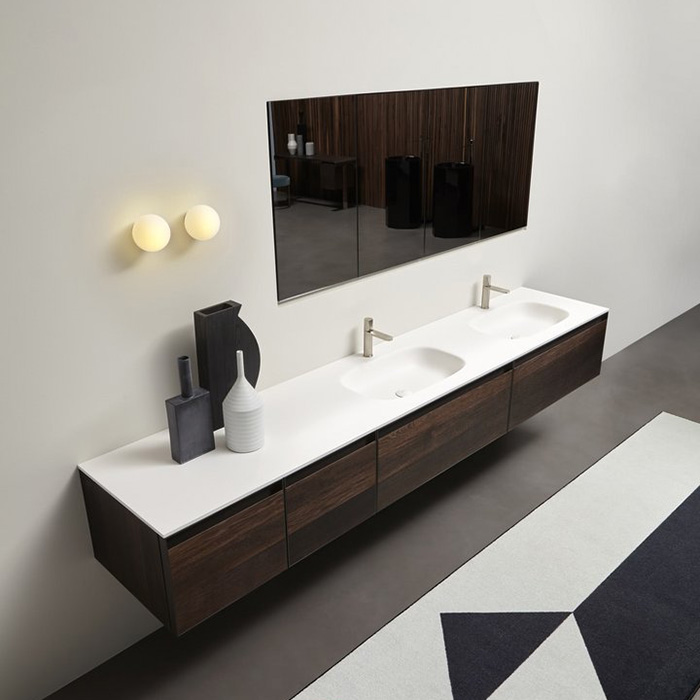 Модульный комплект мебели Antonio Lupi ATELIER с раковиной