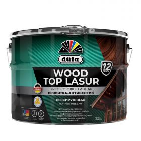 Пропитка-антисептик по дереву Dufa Wood Top Lasur 0.9л / Дюфа Вуд Топ Лазурь