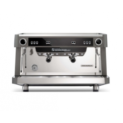 Кофемашина полуавтомат Nuova Simonelli NUOVA AURELIA SEM 2Gr S 220V metallic grey+high groups+Group Display+Double wall steam wand+Led