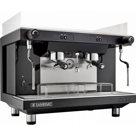 Кофемашина Sanremo Zoe SAP (полуавтомат) 2 высокие гр. чёрная