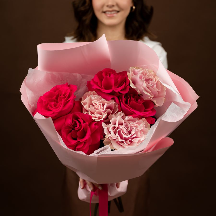 7 французских роз микс