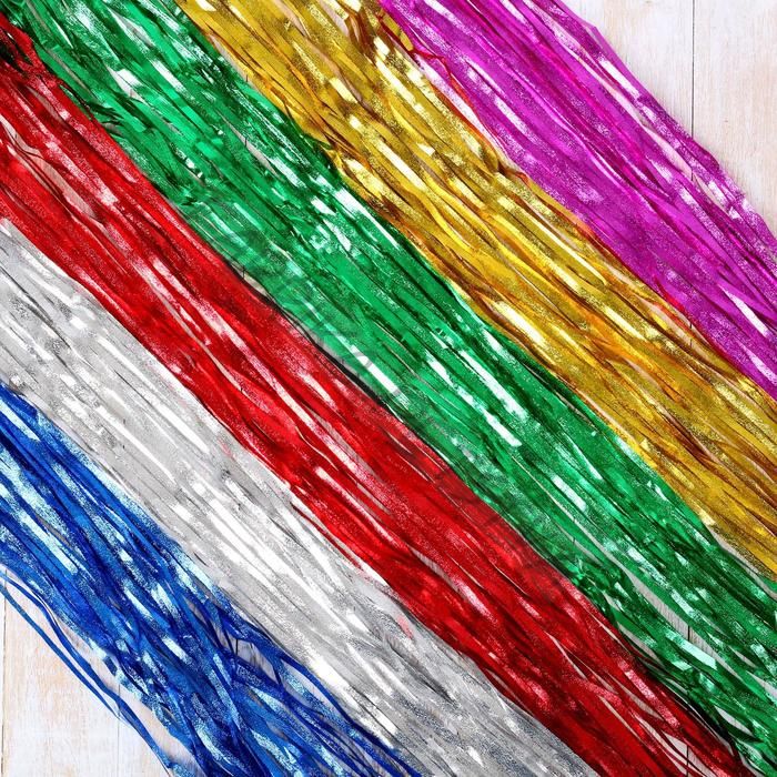 Дождик новогодний «Зимнее волшебство. Матовый», L-100 см, МИКС (10 штук)