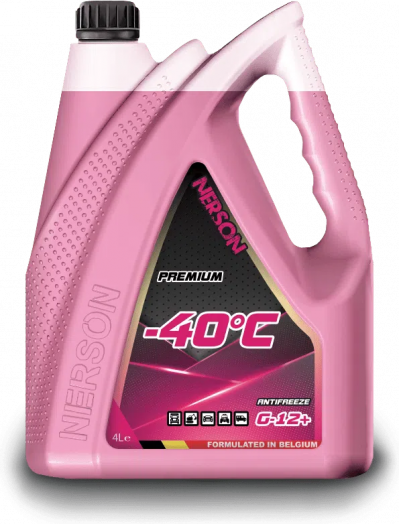 Nerson Antifreeze HD Premium G-12+ -40 °С красный, 4кг