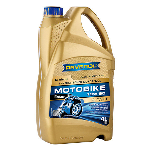 Ravenol Motobike 4-T Ester 10W-60, 4л