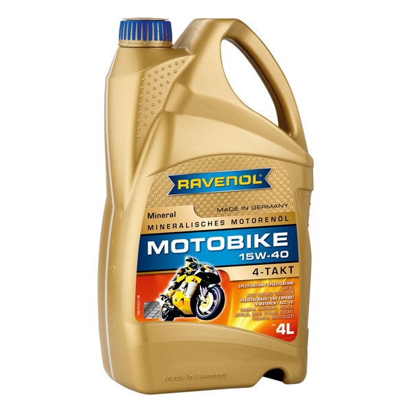 Ravenol Motobike 4-T Mineral 15W-40, 4л