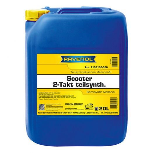 Ravenol Scooter 2-Takt Teilsynt, 20л