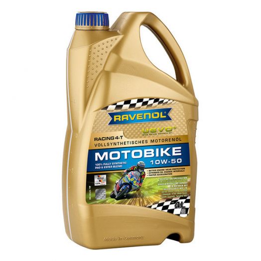 Ravenol Racing 4-T Motobike 10W-50 USVO, 4л