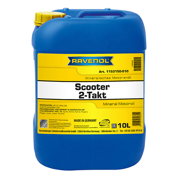 Ravenol Scooter 2-Takt Mineral, 10л