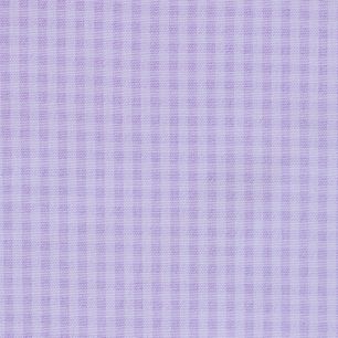 Смесовый хлопок в клеточку – цвет сиреневый, 50х37 см
