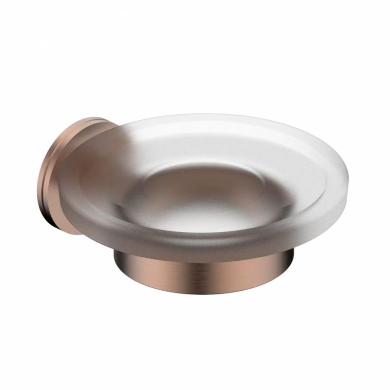 Мыльница с держателем ABBER Pol 316 AA1958BRG розовое золото брашированное