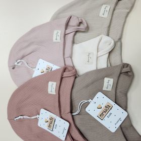 Шапка  для девочки Плн-495/1 в рубчик dream big