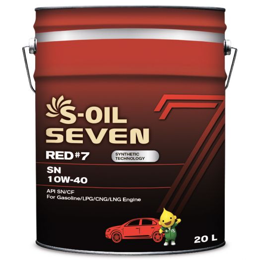 S-OIL 7 RED #7 SN 10W-40, 20л
