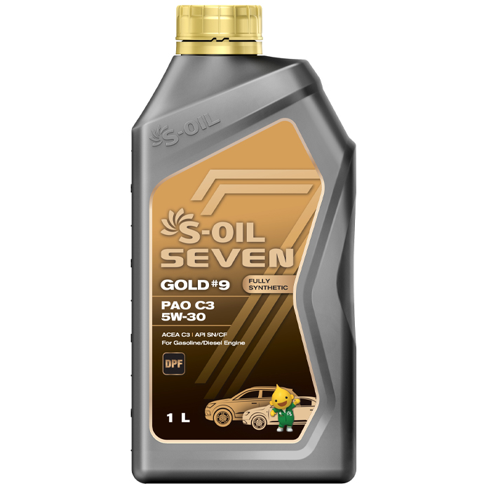 S-OIL 7 GOLD #9 PAO C3 5W-30, 1л