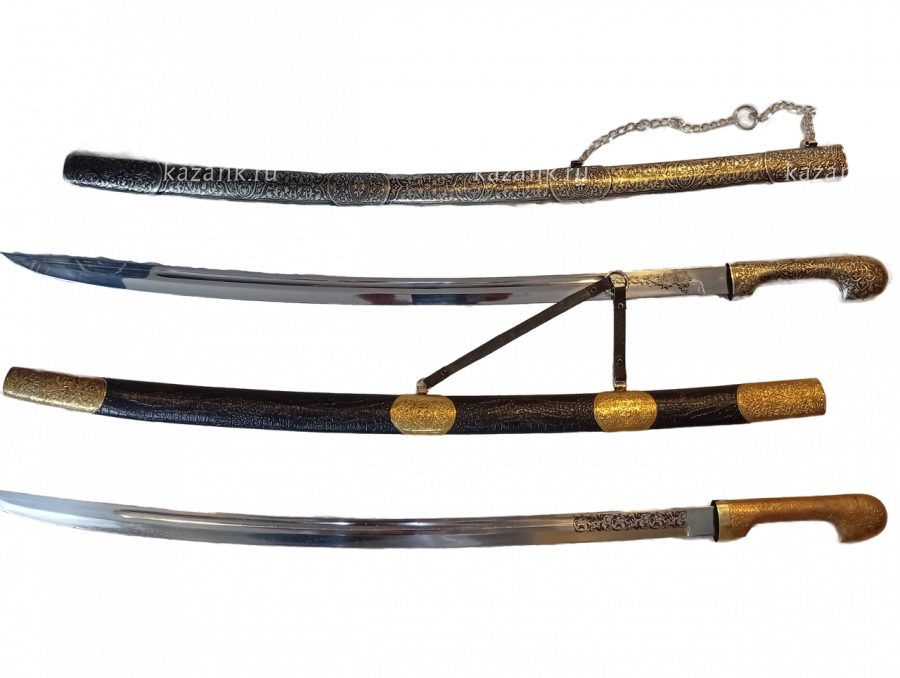 Шашка Казацкая, мельхиор , сталь 65Х13
