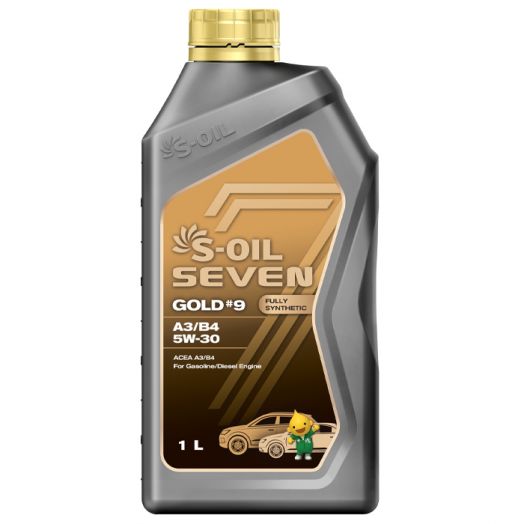 S-OIL 7 GOLD #9 A3/B4 5W-30, 1л