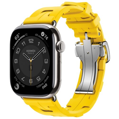 Apple Watch Series 11 Hermes 46mm Kilim Single Tour Sun