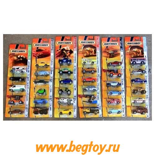 MATTEL MATCHBOX машинка металлическая C0859 ассорти