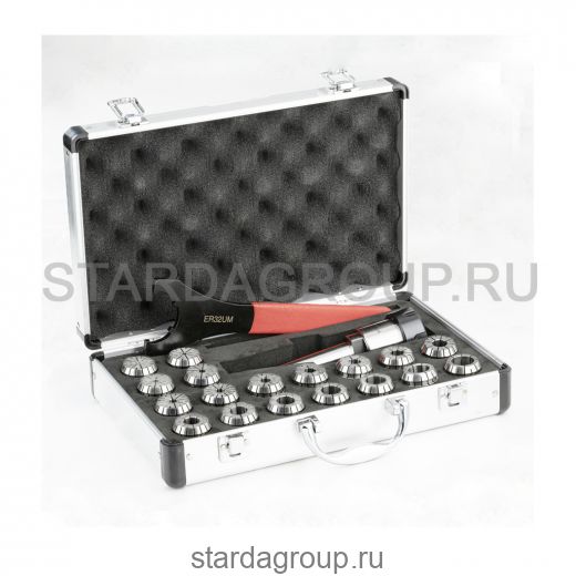 Патрон цанговый с набором цанг DJ-09056A-4-ER25 STARDA