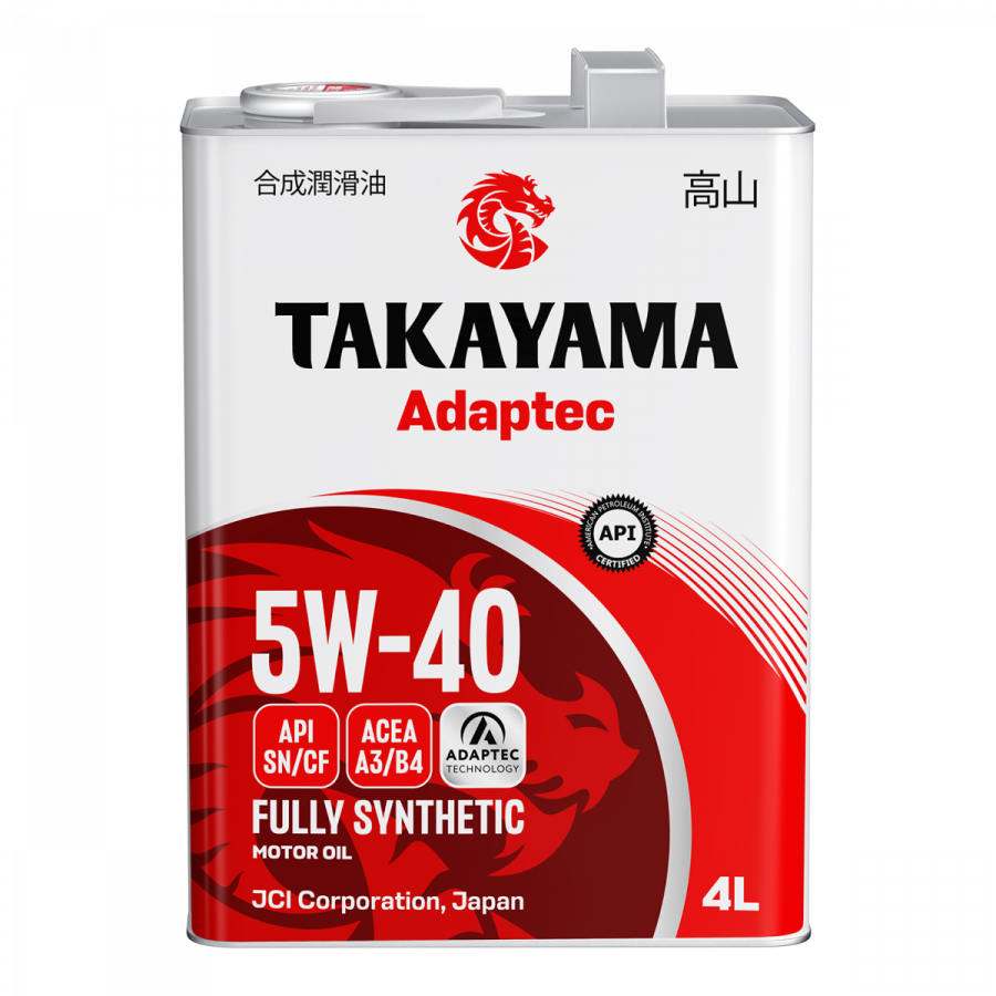 Takayama Padaptec 5W-40 A3/B4 SN/CF, 4л