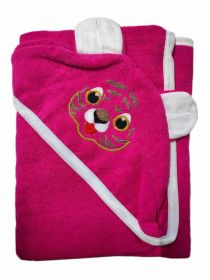 Уголок детский "Тигренок" с ушками малиновый