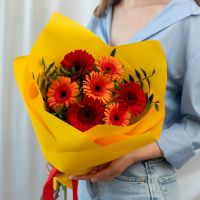 Букет-комплимент с герберой