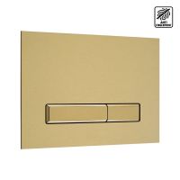Клавиша для смыва KKPOL Aquafiori Diamond 350/AFD/022-00-00 золото матовое схема 1