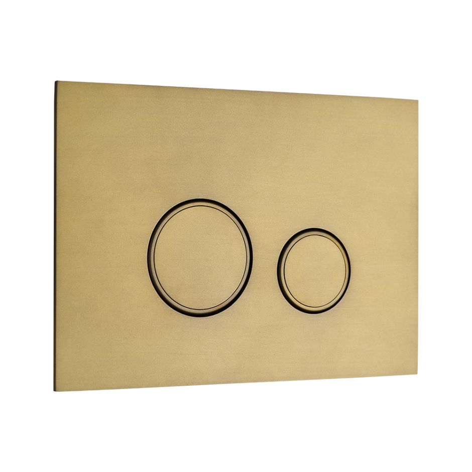 Изображение Клавиша для смыва KKPOL Aquafiori Sfera 350/AFS/052-00-00 цвет бронза