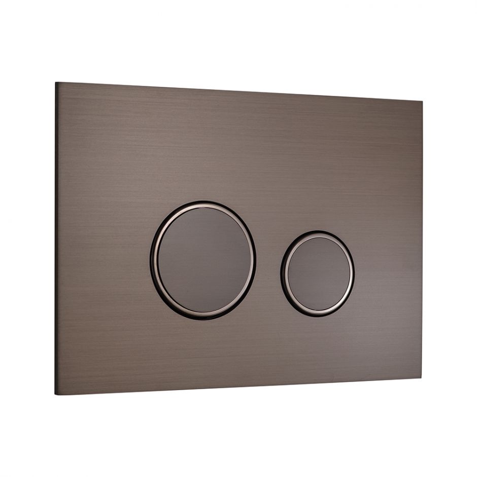 Клавиша для смыва KKPOL Aquafiori Sfera 350/AFS/058-00-00 оружейная сталь