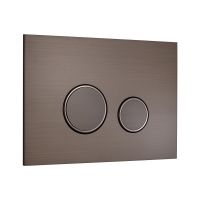 Клавиша для смыва KKPOL Aquafiori Sfera 350/AFS/058-00-00 оружейная сталь схема 1