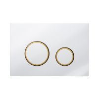 Клавиша для смыва KKPOL M11 350/PPB/042-00-06 белый матовый/золото матовое схема 2 Клавиша для смыва KKPOL M11 350/PPB/042-00-06 белый матовый/золото матовое схема 2